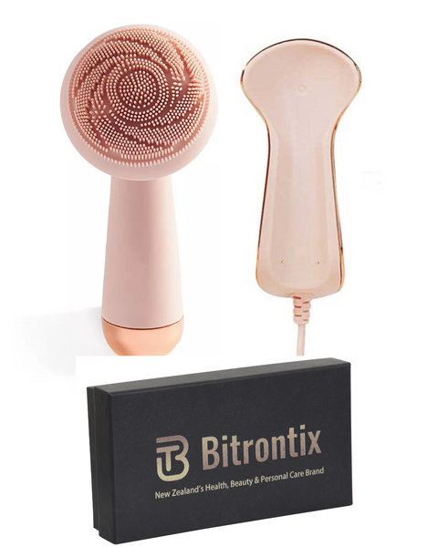 BITRONTIX™️ 5 IN 1 ELECTRIC FACE CLEANSER & MASSAGER (For Deep Cleanse & Deep Massage)